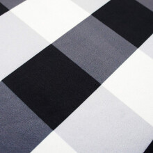 Black And White Buffalo Plaid Rug, Black And White Plaid Rug, Indoor Or Outdoor Rug (60*130Cm)