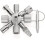 Universal Key For All Common Distribution Cabinets And Locking Systems (92 Mm) 1