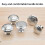 20pcs Kitchen Cabinet Knobs Pulls, Brushed Nickel Cabinet Knobs, Drawer Dresser Handles 5
