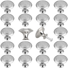 20pcs Kitchen Cabinet Knobs Pulls, Brushed Nickel Cabinet Knobs, Drawer Dresser Handles