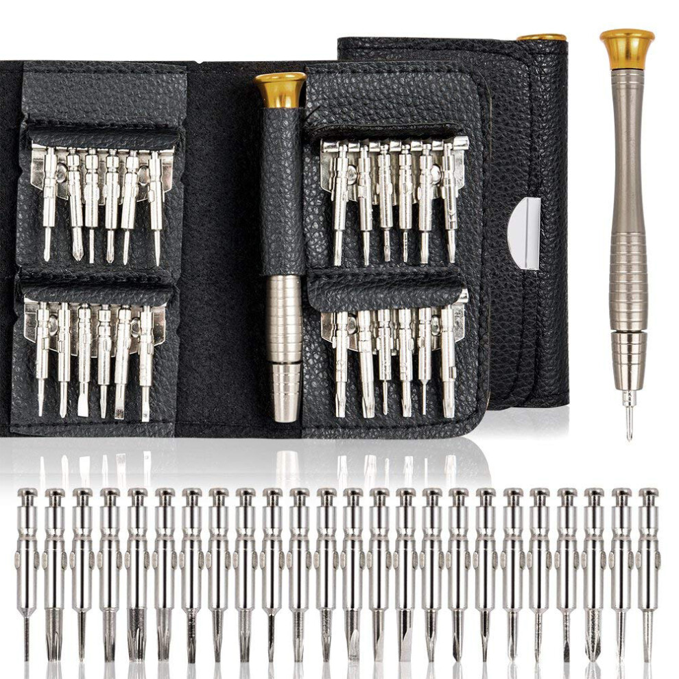 25Pcs Screwdriver Set For Pc, Glasses, Mobile Phone, Watch, Digital Camera, Precision Screwdriver Repair Tool Kits 6228927290708