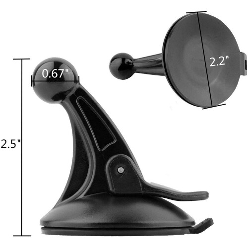 2PCS GPS Windshield Mount Holder Compatible With Garmin Nuvi Suction Cup Car Windscreen 1