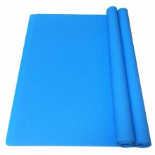 2PCS Extra Large Silicone Non-Stick Multi-Purpose Heat Resistant Non-Slip Baking Mats 60cm x 40cm Blue