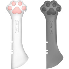 Set Of 2 Multifunctional Pet Food Spoons For Pet, Lovely Dog And Cat Silicone Food Can Spoon