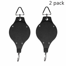 Heavy Duty Easy Reach Retractable Hanging Plant Pulley For Flower Basket, 2 Pack