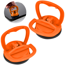 2pcs Orange Heavy Duty Suction Cup Phone Computer Screen Repair Tool Compatible With Ipad, Imac, Macbook