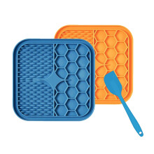 2 Pack Dog Licking Mat, Dog Slow Feeder, Dog Bath Distraction Device, Dog Boredom & Anxiety Reducer