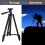 Aluminum Camera Phone Tripod Universal Tripod Smartphone Mount-black 3