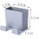 3 Pieces Wall Mounted Cell Phone Holder, ABS with Hook Wall Mounted Organizer Box 3