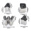 37 Piece Alphanumeric Stainless Steel English Biscuit Cutter Set 6