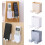 3 Pieces Wall Mounted Cell Phone Holder, ABS with Hook Wall Mounted Organizer Box 1