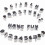 37 Piece Alphanumeric Stainless Steel English Biscuit Cutter Set 2