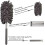 3 Pieces Telescopic Duster, Microfiber Duster for Cleaning,Extendable Foldable Washable Duster 3
