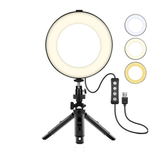 Ring Light Selfie Ring Light with Tripod Dimmable Beauty Desktop Ring light 2