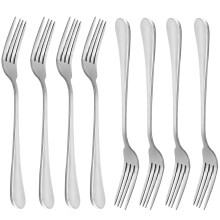 Dinner Forks, Heavy Duty 18/10 Stainless Steel Dinner Forks, Set of 8, 8 Inch
