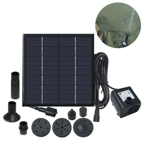 Solar water pump, 1.4W Solar Fountain 2