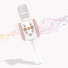 Wireless Bluetooth Karaoke Microphone with LED Light, Kids Karaoke Machine