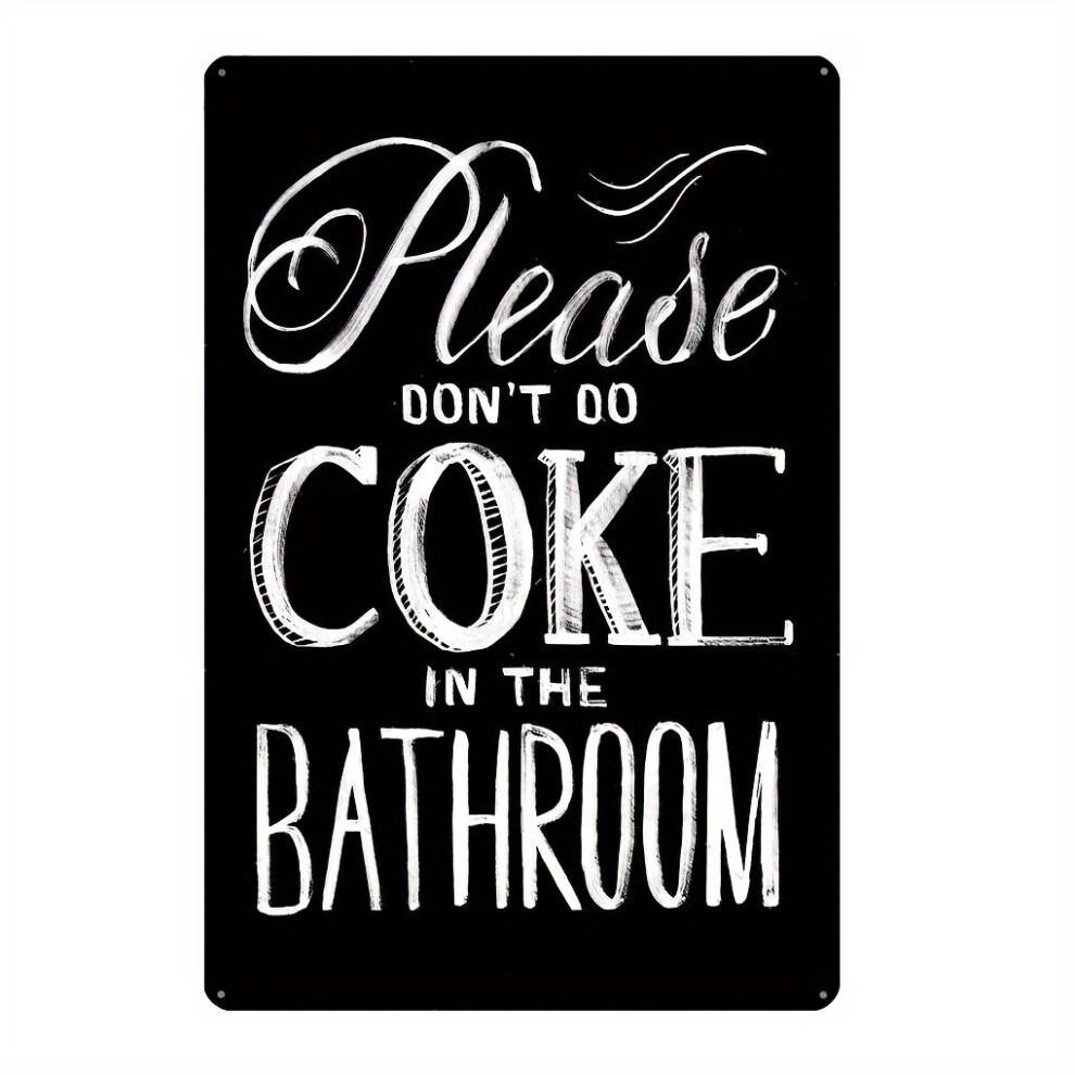 Vintage Bathroom Rules In The Bathroom Metal Tin Sign Home Bar Kitchen Restaurant Wall Deocr 8x12 inches