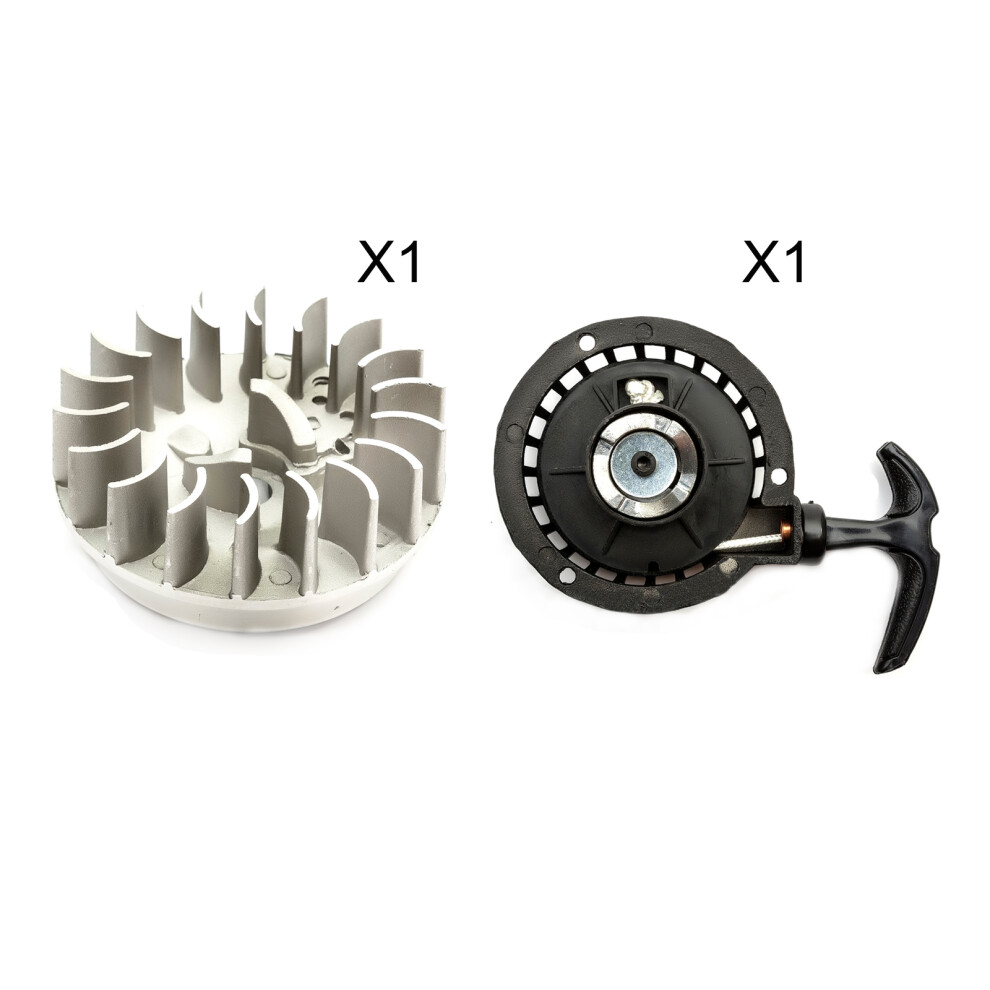 Petrolscooter Mini Moto Pocket Bike Pull Start Pullstart Flywheel Minimoto Dirtbike 49Cc Black