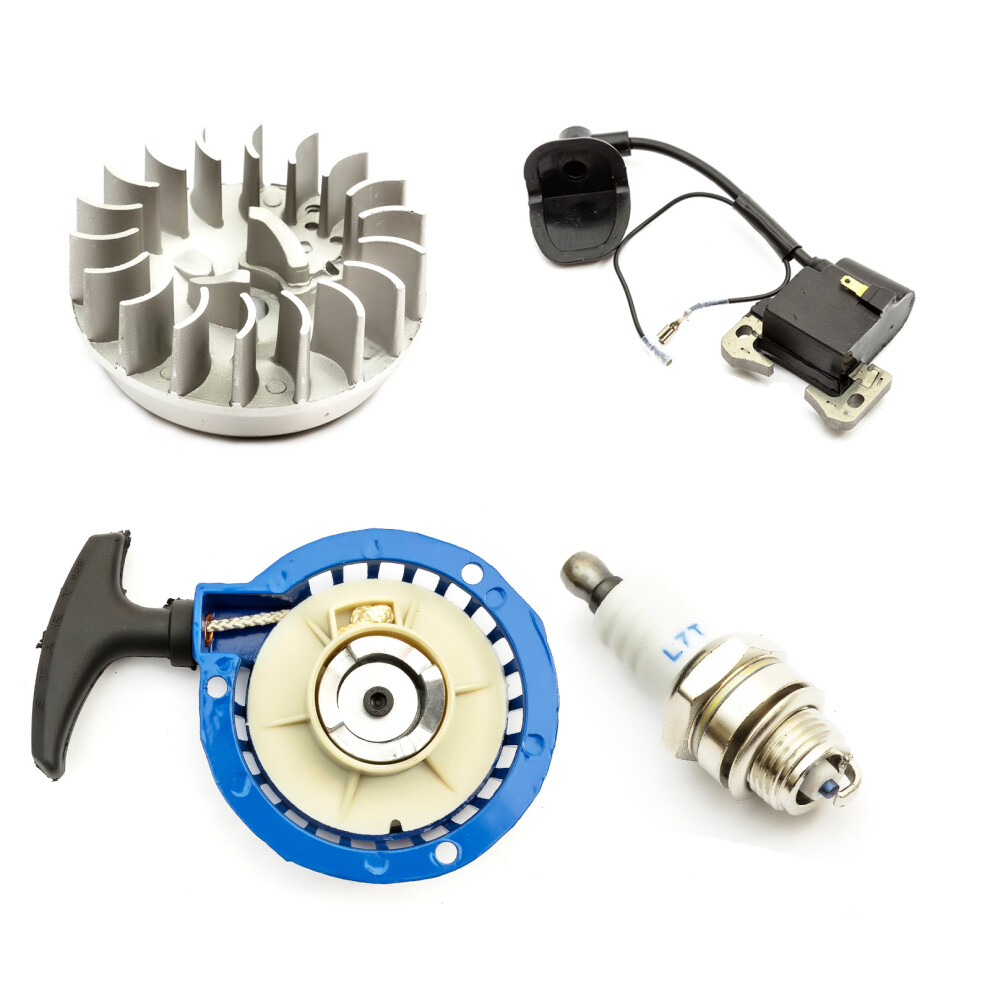Mini Moto Dirtbike Pull Start Flywheel Spark Plug Ignition Coil 47Cc 49Cc Blue 5055583050336