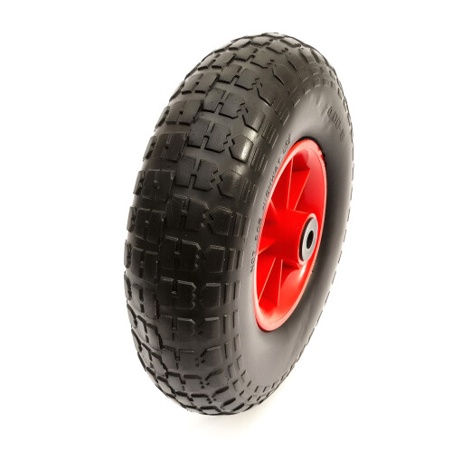 36508 - 13in Solid PU Wheel for Wheelbarrows (4.00-6), Puncture-Proof, 16mm Bore 2
