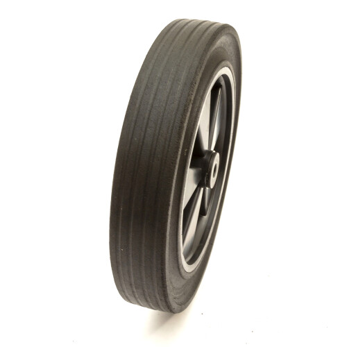 Heavy Duty 11 Inch Wheel Solid Rubber Tyre Puncture Proof 1/2" Bore Wheelbarrow 2