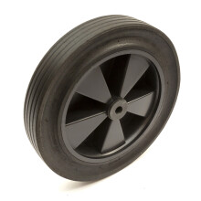 Heavy Duty 11 Inch Wheel Solid Rubber Tyre Puncture Proof 1/2" Bore Wheelbarrow