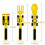 Eating Plate And Utensils Set Toddler Dinnerware, Kids Dinnerware And Utensils Set 5