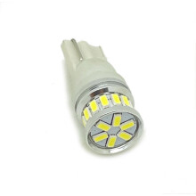 1 x White 12v 24v Strobe flash warning LED T10 W5W 501 504 LED bulb lights recovery canbus