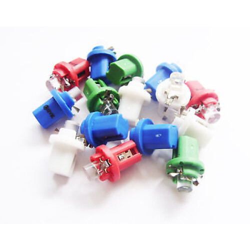 509T LED Dashboard Speedo Bulbs Blue Red Green White Lighting Disco Rainbow