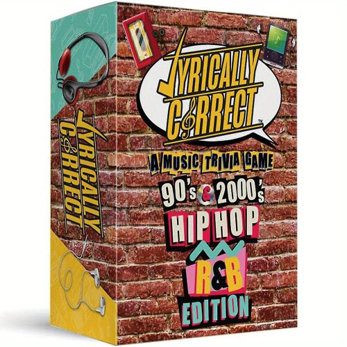Gioco di carte con testi corretti di Hip Hop e R degli anni '90 e 2000. 2