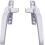 Window Handle Latch Lock Replacement (white) (2pcs) 1