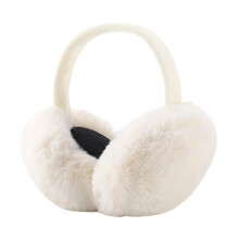 (White) Winter Women Kids Fleece Plush Soft Cute Earmuffs Girls Earflap Warmers Earmuff