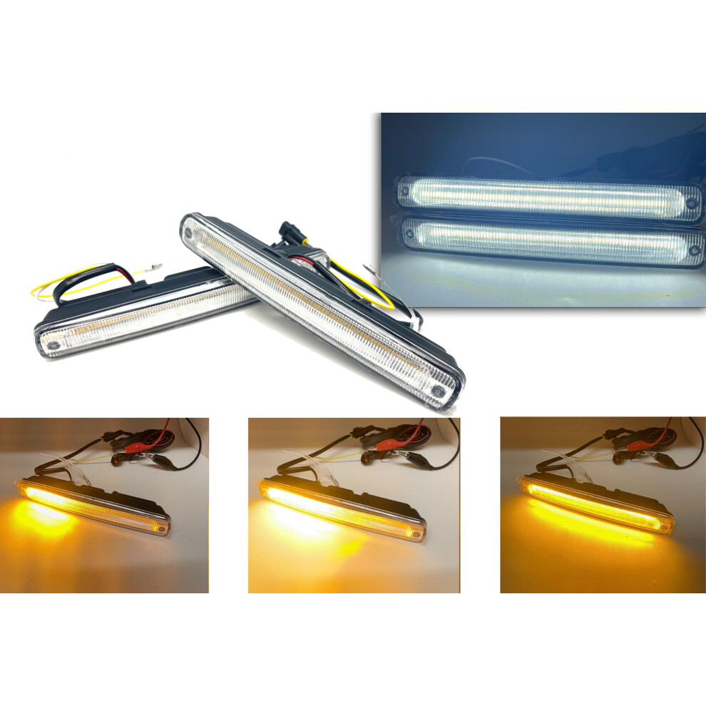 18Cm Led Drl Daytime Running Lights With Sequential Indictors Turning 5060590380000