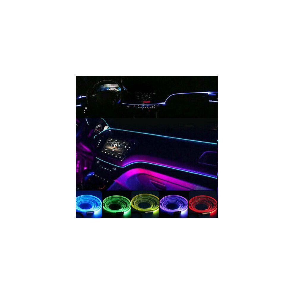 12V Usb Interior Ambient Led Lighting Neon El Wire Rope Fibreoptic Florescent 5061022181745