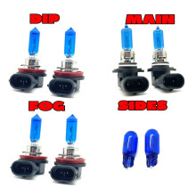 55w H11 9005 H11 501 7500K xenon headlight light bulbs for Mitsubishi ASX 2010-