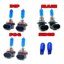 55w H11 9005 H8 501 7500K xenon headlight light bulbs for Mitsubishi I 2010-2013
