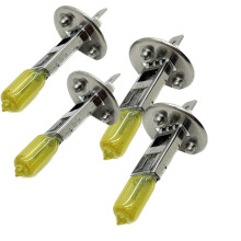 4 x H1 448 Euro golden yellow 3000K halogen bulbs 55w snow fog