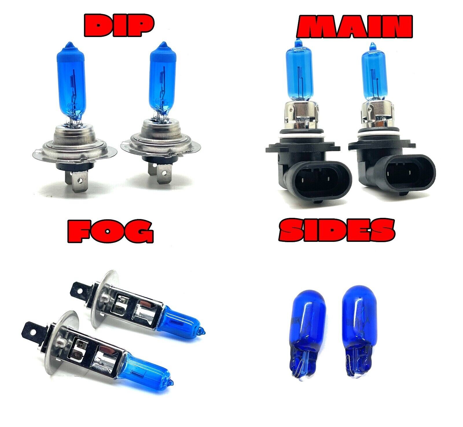 GP Thunder SGP75-9005 Super White 7500K 65W HB3 Xenon Quartz Light Bulb Pack Of 2
