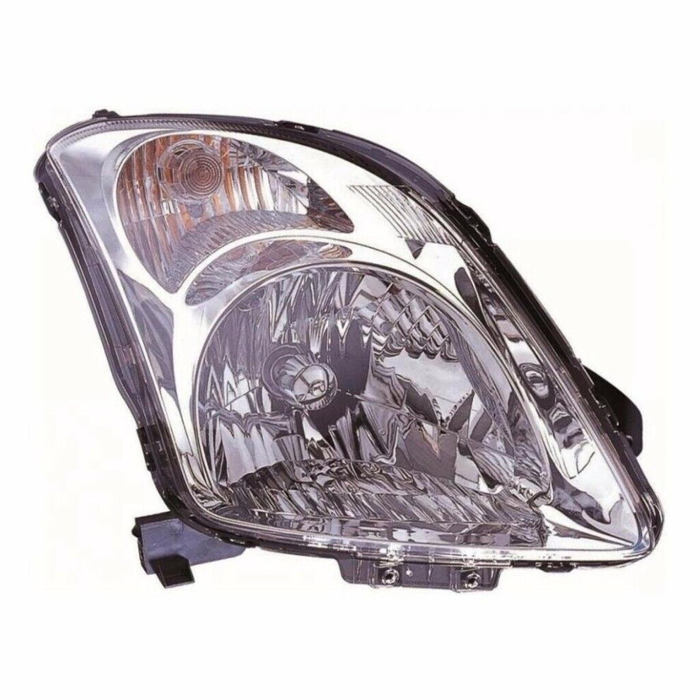 For Suzuki Swift 2/2005-2010 Headlight Headlamp Chrome O/S Uk Drivers Side 5037692231363