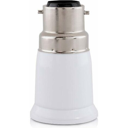 4x Socket Adapter - B22 To E27 Socket Converter - Bayonet Base Lamp Holder Adapter For Halogen Led Bulb 2