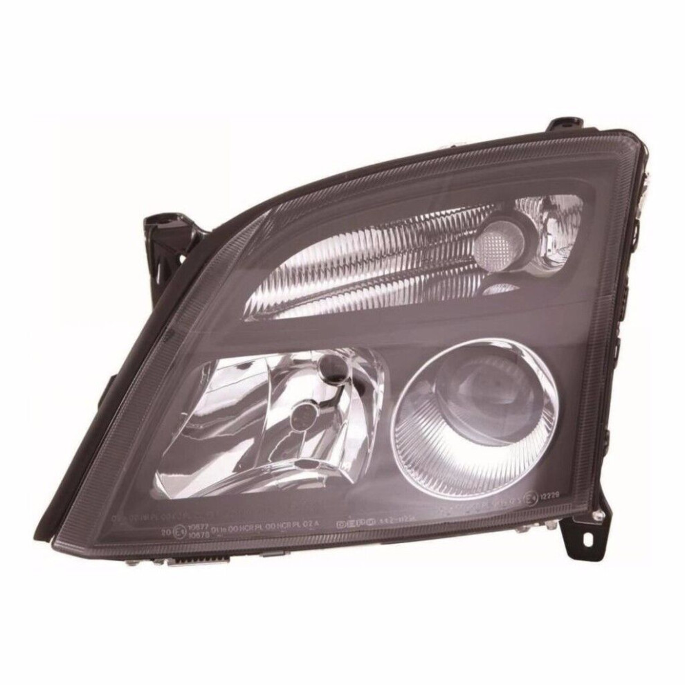 Depo Hl2241 Headlight Inner Left Uk Passenger Side Black 5037692233374
