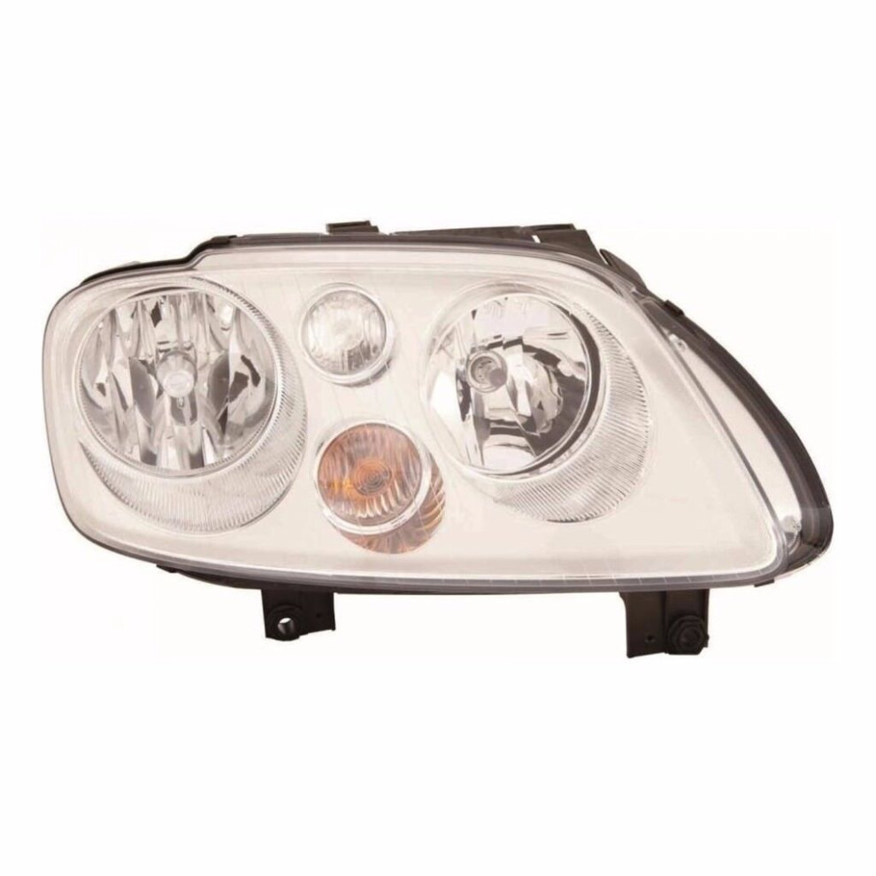 For VW Touran 03-05 Headlight Lamp 4 Pod Chrome Inner Right Uk Drivers Side-image-OPC-PDP6G66-NEW