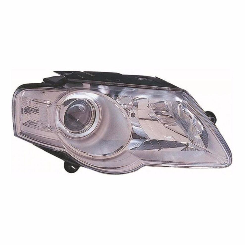 For Vw Passat 05-3/11 Headlight Lamp Chrome Inner W/Mtr Right Uk Drivers Side 5037692237563