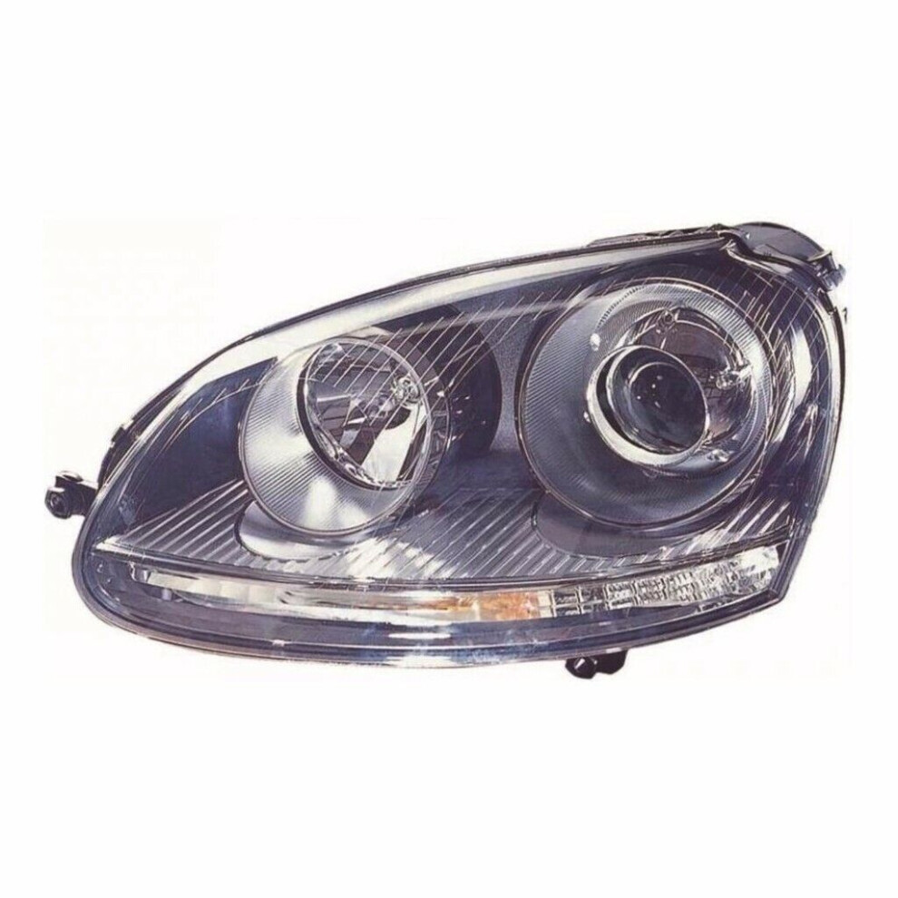 Depo Hl9067 Xenon Hid Headlight Inner W/Mtr Left Ns Black 5037692237631
