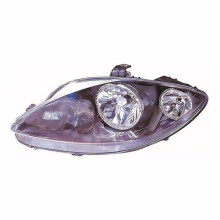 For Seat Leon Mk2 Excludes Fr & Cupra 9/2005-7/07 Headlight Lamp Black Left