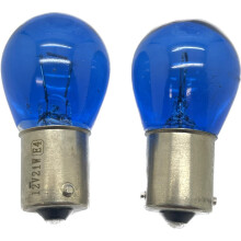 2 x 382 ba15s P21W 12V 21W bulb replacement reverse DRL xenon blue 5000K