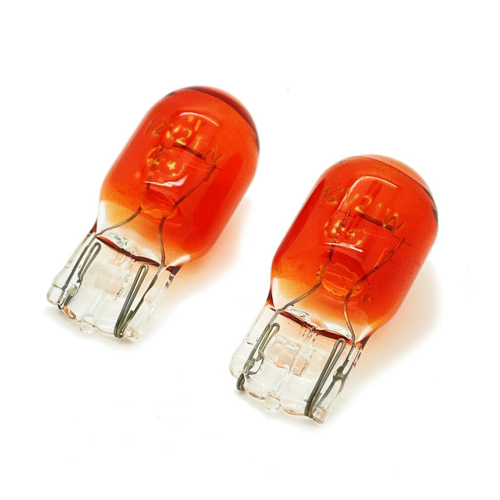 2 X 582 Wy21w W21w Bulb Indicator 7440 Yellow/Amber 5060620946305