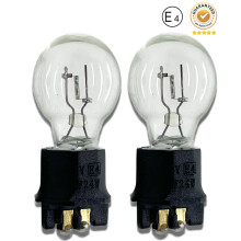 2 X 12V 24w PW24W clear white bulbs DRL indicator fog 89092