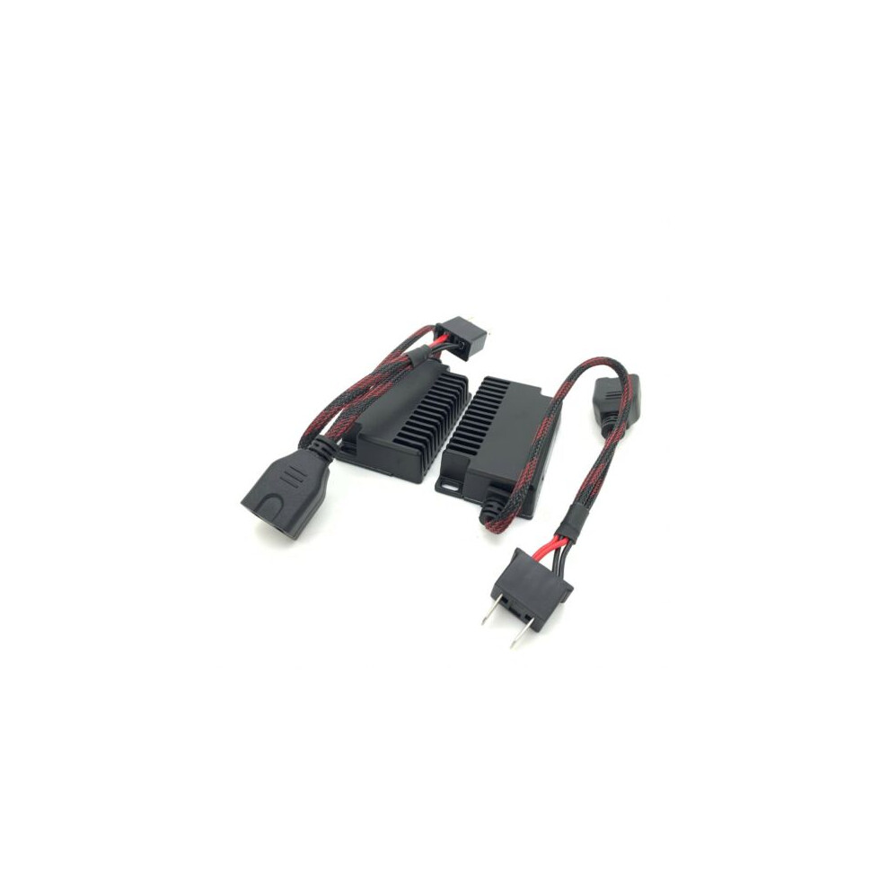 Pair H7 Canbus Error Free Led Headlight Decoders Resistors Interference 5060590389546